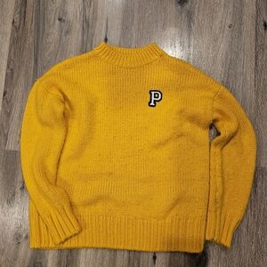 Victoria's Secret Womens Yellow Crewneck Sweater